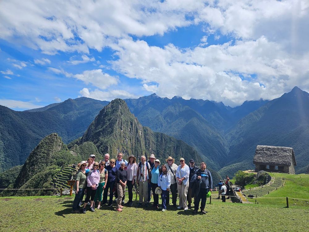 An Inspiring Vacations group at Machu Picchu