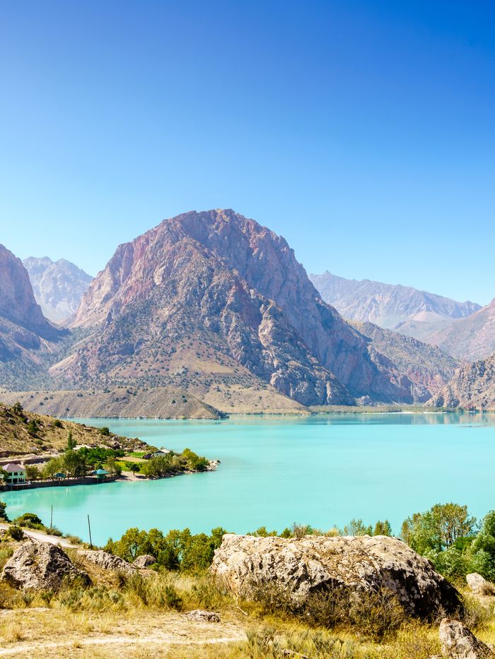 Lake Iskanderkul and the Fann Mountains, Tajikistan